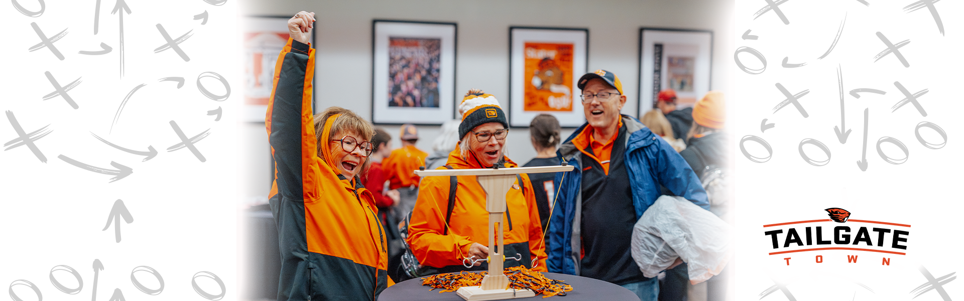 Beaver fans tailgating