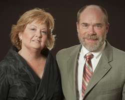 Headshot of Celia Strickland Austin and G. Kenneth Austin III