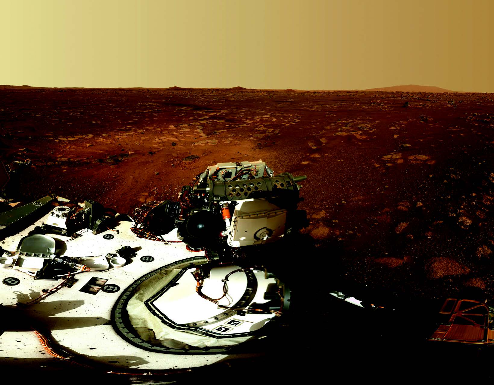 Image of Perseverance rover from Mars