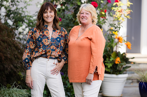 Portrait of donors Mary and Erin Power 