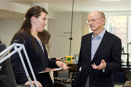 Coleman-student Jim Coleman and student