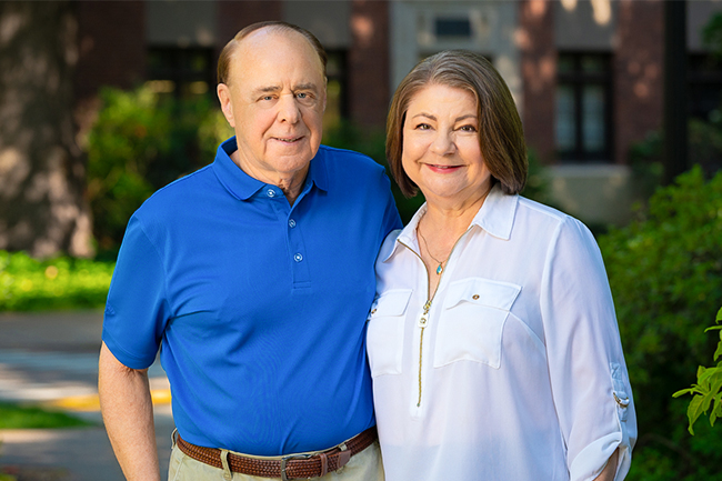 Ed Amonsen Jr. and Katherine Voss.